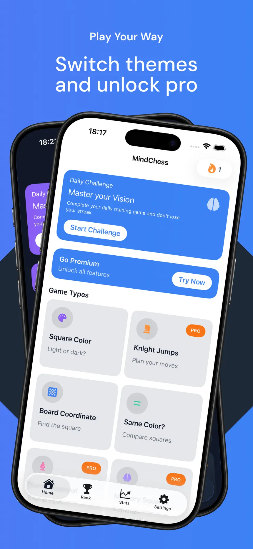Light theme and the Pro upgrade